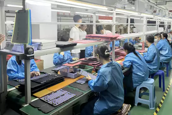 Zhuhai Hengcang production line—temperature/humidity monitoring for keyboard soldering (stable process)