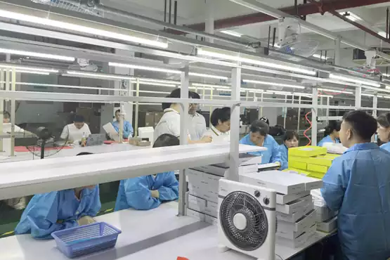 Zhuhai Hengcang production line—temperature/humidity monitoring for keyboard soldering (stable process)