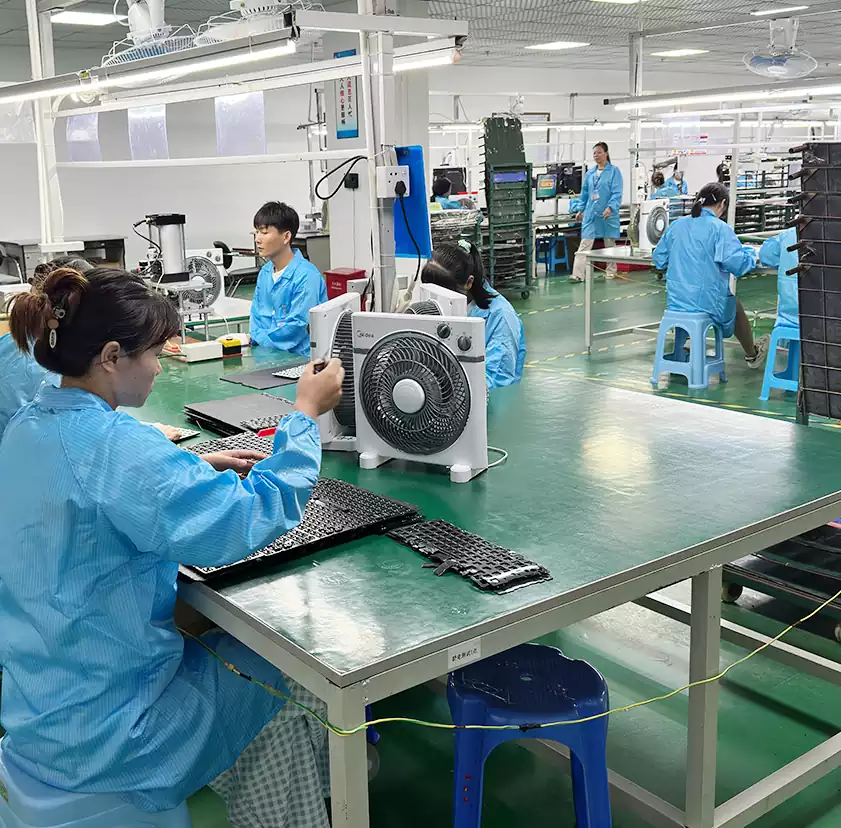 Circuit board soldering process of Zhuhai Hengcang e-sports keyboard（珠海恒仓电竞机械键盘电路板焊接工序图）