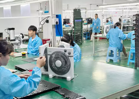 Zhuhai Hengcang e-sports keyboard production—mechanical switch automatic installation (tactile consistency control)